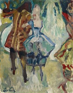 Garden Party, Study by Leo Putz